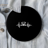 Pug Dog | Cute Pug Face Ronde Button 6,0 Cm (In situ)