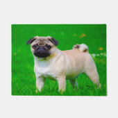 Pug Dog. Deurmat (Voorkant)