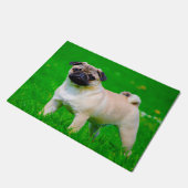 Pug Dog. Deurmat (Schuin)