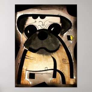 Pug Dog dk_2005aug8n Poster