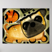 Pug Dog dk_2005aug8o Poster (Voorkant)