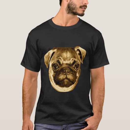 Pug Dog Express T-shirt (Voorkant)