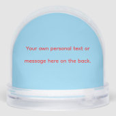 Pug Dog Football Speler Sneeuwbol (Achterkant)