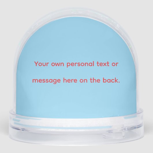 Pug Dog Football Speler Sneeuwbol (Achterkant)