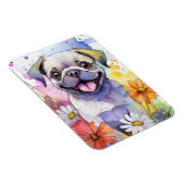 Pug Dog Fotomagneet Magneet (Rechterzijde)