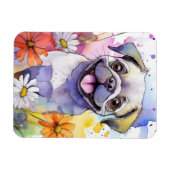 Pug Dog Fotomagneet Magneet (Horizontaal)