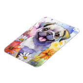 Pug Dog Fotomagneet Magneet (Linkerzijde)