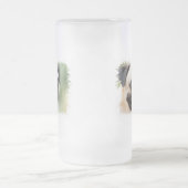 Pug Dog Frosted Beer Mok (Center)