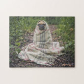 PUG DOG FUNNY JIGSAW PUZZLE LEGPUZZEL (Horizontaal)