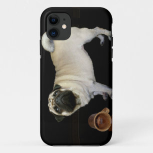 Pug Dog & gemorste Mok Huisdierenliefhebbers Telef Case-Mate iPhone Case