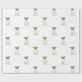 Pug Dog Gift Wrapping Paper Cadeaupapier (Vlak)