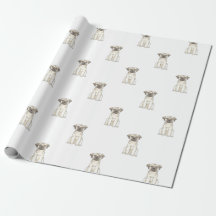 Pug Dog Gift Wrapping Paper