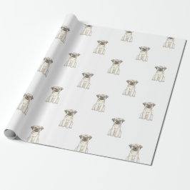 Pug Dog Gift Wrapping Paper Cadeaupapier