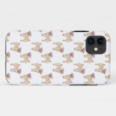 Pug Dog Girl patroon Case-Mate iPhone Case (Achterkant (horizontaal))