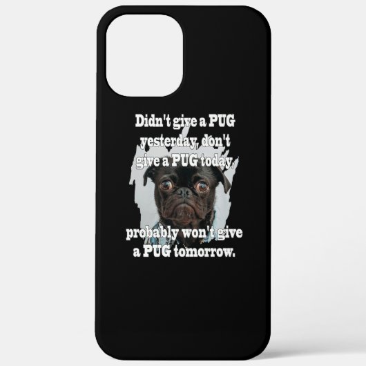 Pug Dog Gisteren Morgen Case-Mate iPhone Case (Achterkant)