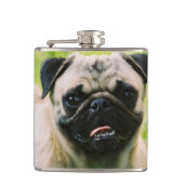 Pug Dog Heupfles (Voorkant)