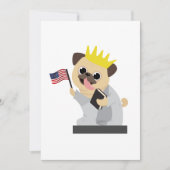 Pug Dog Independence Day - 4 juli (Voorkant)