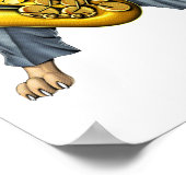 Pug Dog Jazz Muzikanten Poster (Hoek)