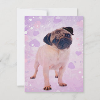 Pug Dog Kaart