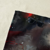 Pug Dog Kerstfeest Strandlaken (In situ)