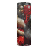 Pug Dog Kerstfeest Thermosbeker (Achterkant)