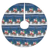 Pug Dog kerstkerstkerstman Kerstboom Rok (Voorkant)