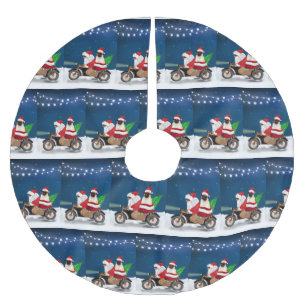 Pug Dog kerstkerstkerstman Kerstboom Rok