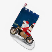 Pug Dog kerstkerstkerstman Kleine Kerstsok (Voorkant (Hangend))