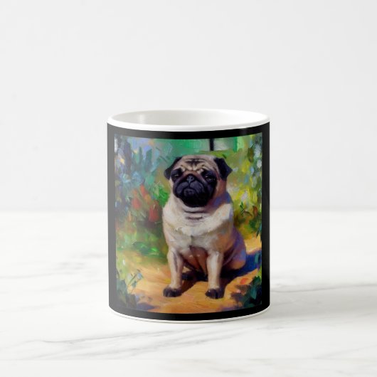 Pug Dog Koffiemok (Center)
