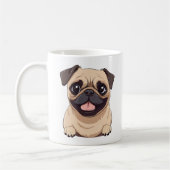Pug dog koffiemok (Links)
