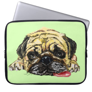 Pug Dog Laptop Mouw Sleeve