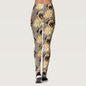 Pug Dog Leggings (Achterkant)