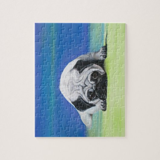 Pug Dog Legpuzzel (Verticaal)