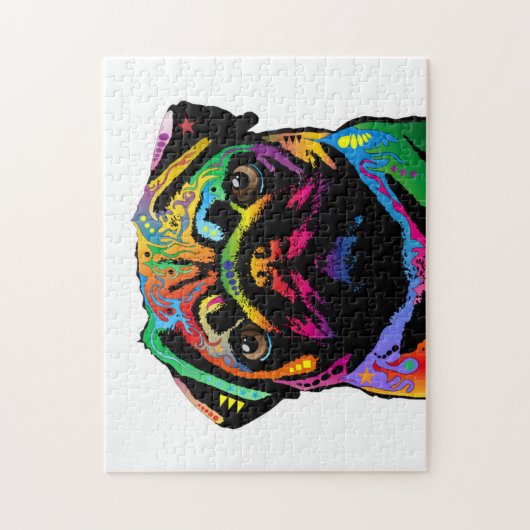 Pug Dog Legpuzzel (Verticaal)