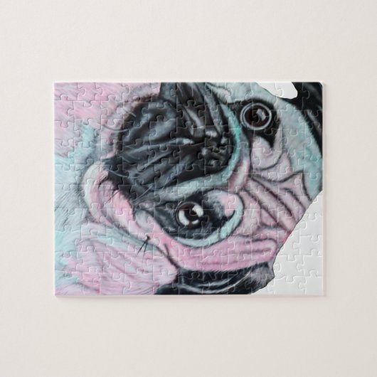 Pug Dog Legpuzzel (Horizontaal)