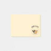 Pug Dog Life Post-it® notes (Voorkant)