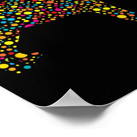 Pug Dog Lka Dot International Dot Day  Poster (Hoek)