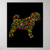 Pug Dog Lka Dot International Dot Day  Poster (Voorkant)