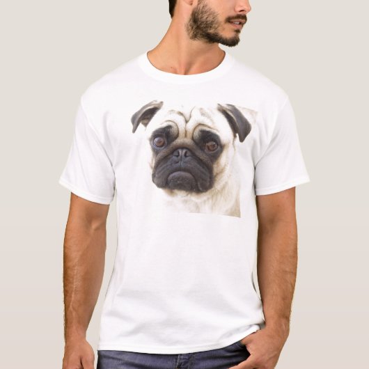 Pug Dog Mannen T-Shirt (Voorkant)