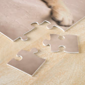 Pug Dog met Bow Stropdas Legpuzzel (Zijkant)