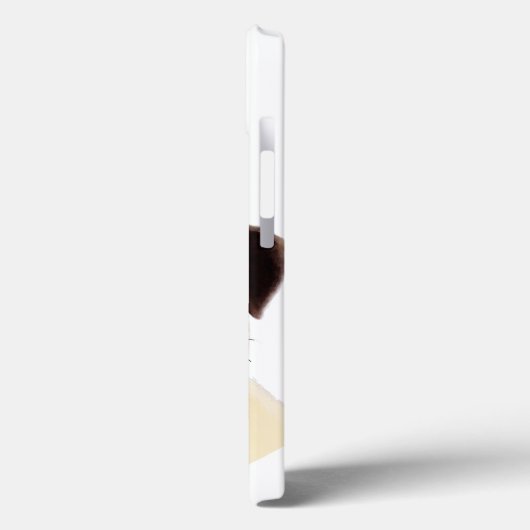 Pug Dog met Hearts Valentijnsdag Case-Mate iPhone Case (Achterkant / Links)