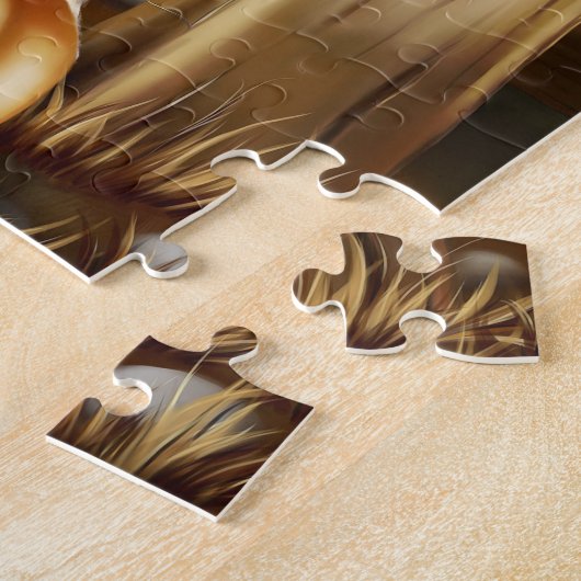 Pug Dog met Heks Pet Halloween Legpuzzel (Zijkant)