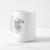 Pug Dog Mok | 15 oz. (Voorkant links)