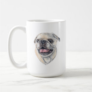 Pug Dog Mok   15 oz.