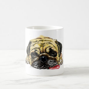 Pug Dog Mok Funny