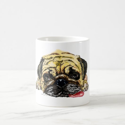 Pug Dog Mok Funny (Center)