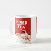 Pug Dog Mok - Thuis is waar het Thee is (Voorkant links)