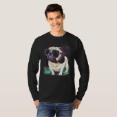 Pug Dog Mom Dad Cute &   Pug   Graphic Pug T-shirt (Voorkant volledig)
