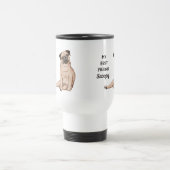 Pug Dog My Best Friend Custom Name Reisbeker (Center)