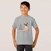 Pug Dog My Best Friend Custom Name T-Shirt (Voorkant volledig)